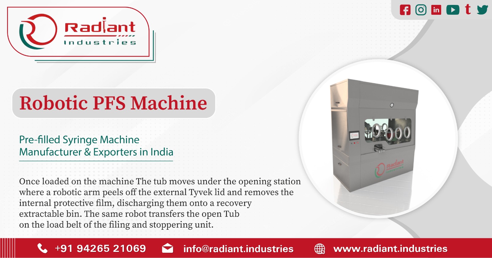 Robotic PFS Machine Manufacturer in Himachal Pradesh