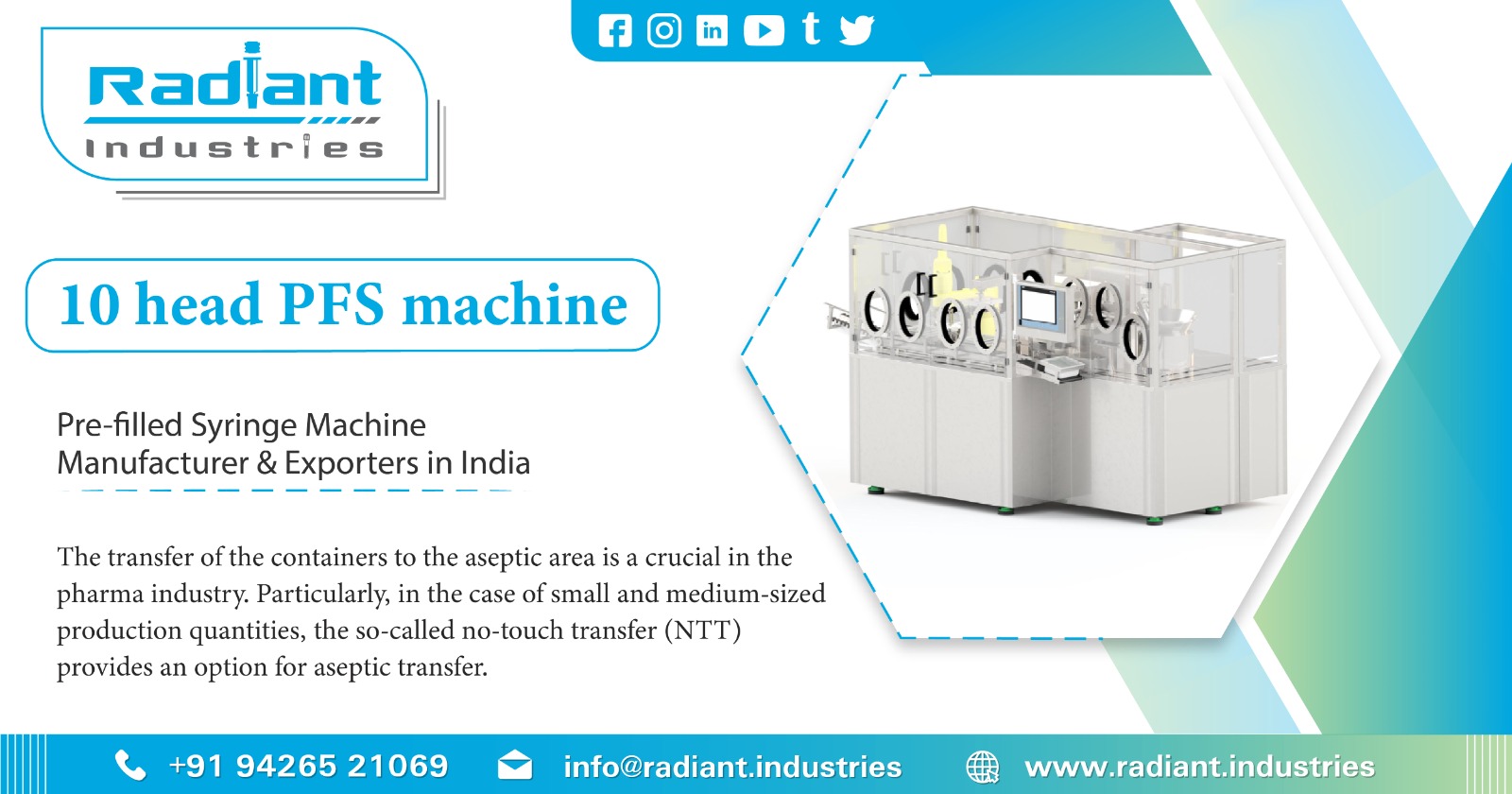 10 Head PFS Machine Manufacturer in Himachal Pradesh