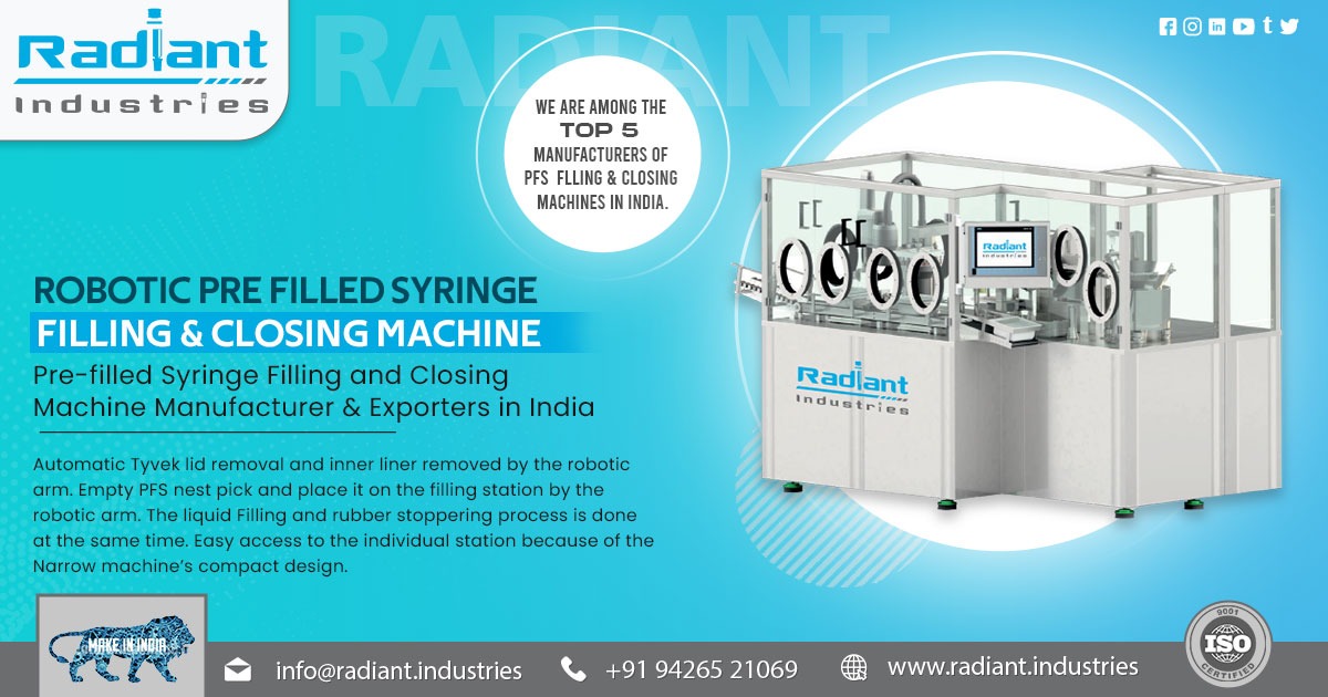 Robotic PFS and Closing Machine in Hyderabad