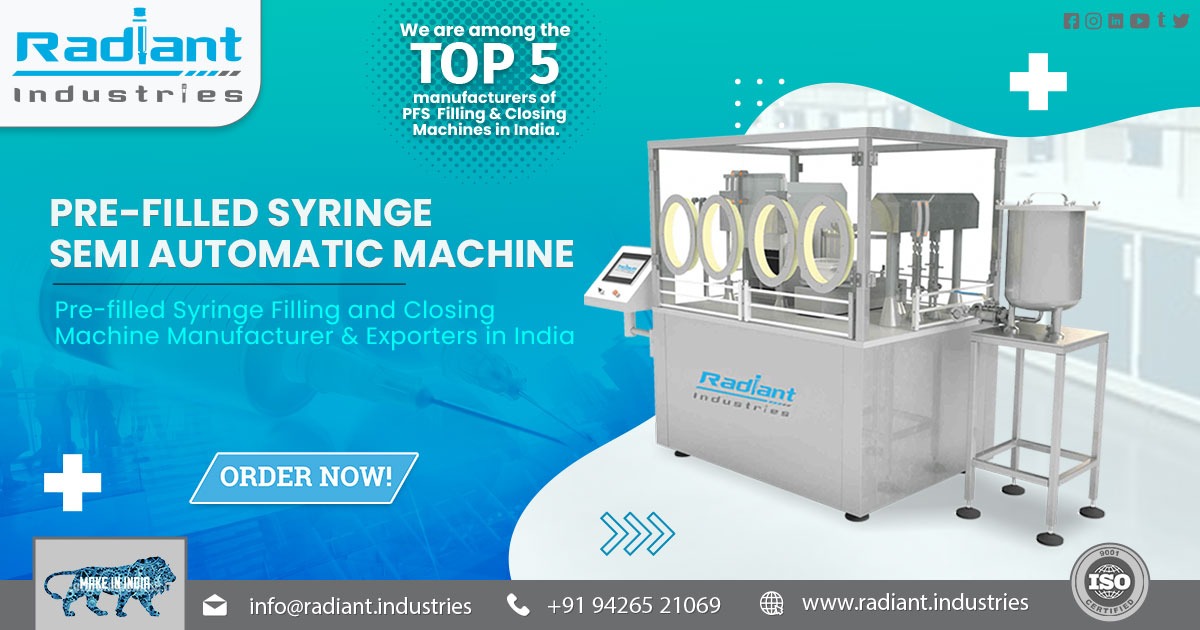 Top Manufacturer of Dual Chamber Syringe Filling Machine