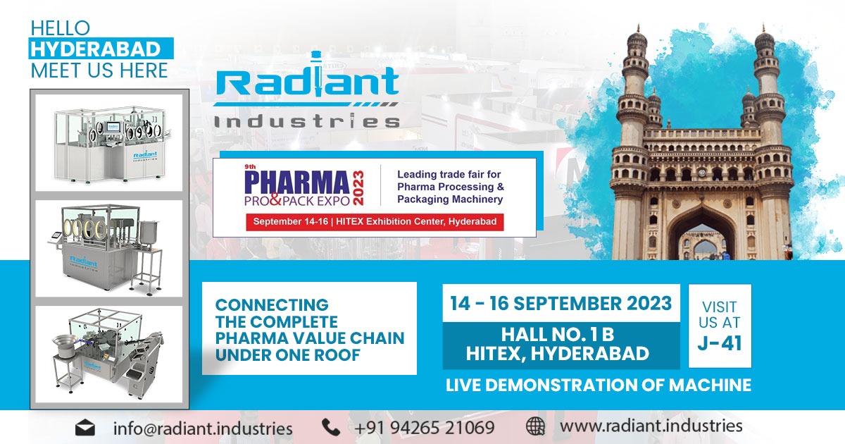 Invitation to the 9th Pharma Pro & Pack Expo