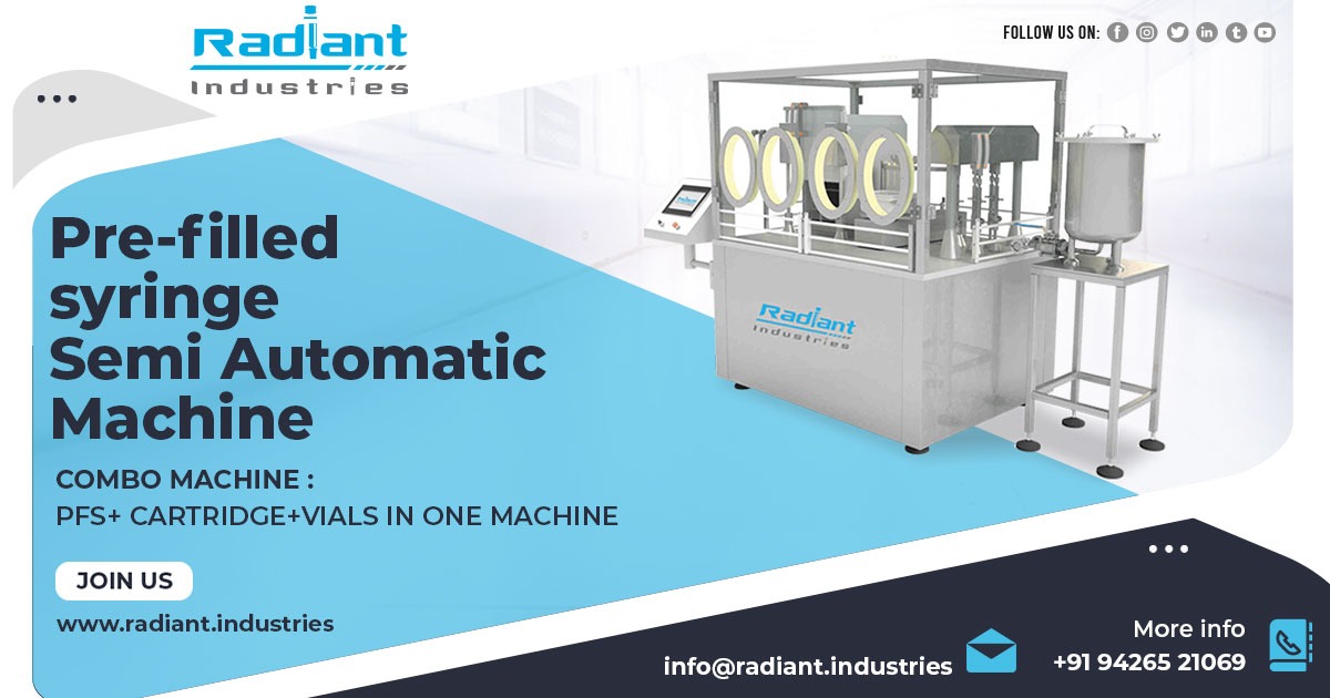 Semi-Automatic Pre-Filled Syringe Machine in Gujarat