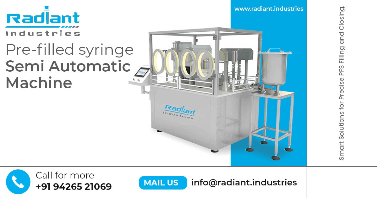 Pre-filled Syringe Semi-Automatic Machine in Maharashtra