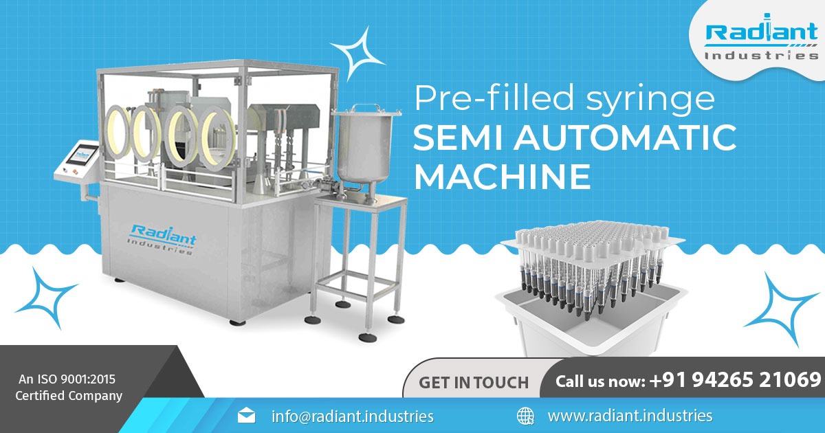 Pre-filled Syringe Semi-Automatic Machine in Telangana