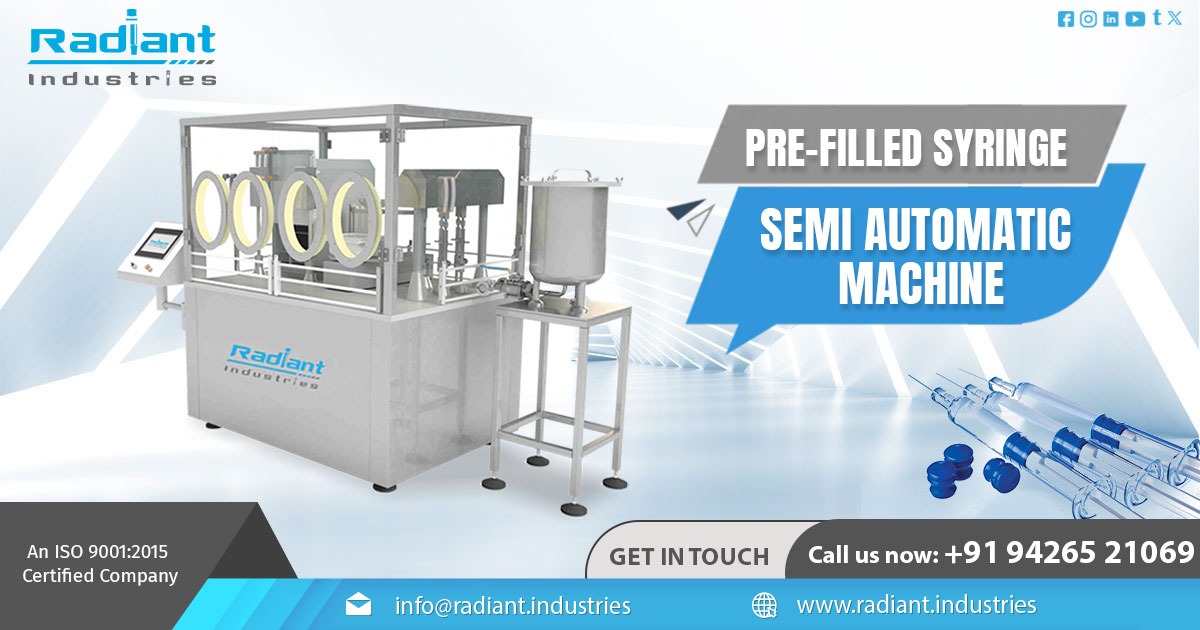 Pre-filled Syringe Semi-Automatic Machine in Andhra Pradesh