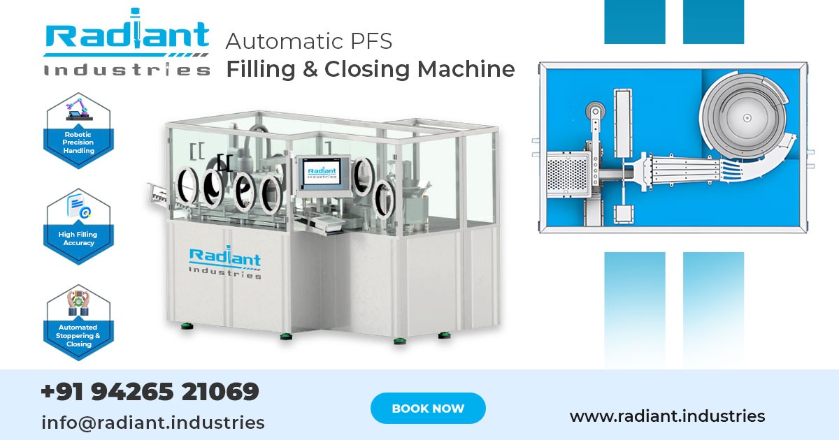 Automatic Pre-Filled Syringe Filling and Closing Machine in Assam