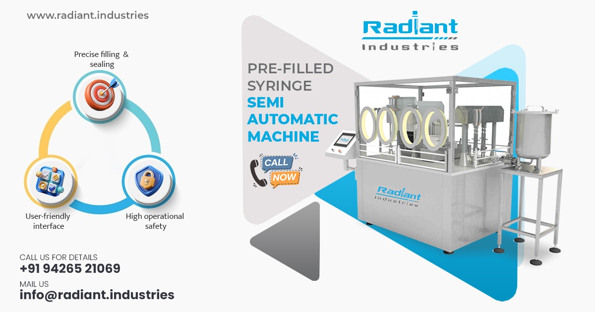 Pre-filled Syringe Semi-Automatic Machine in Karnataka