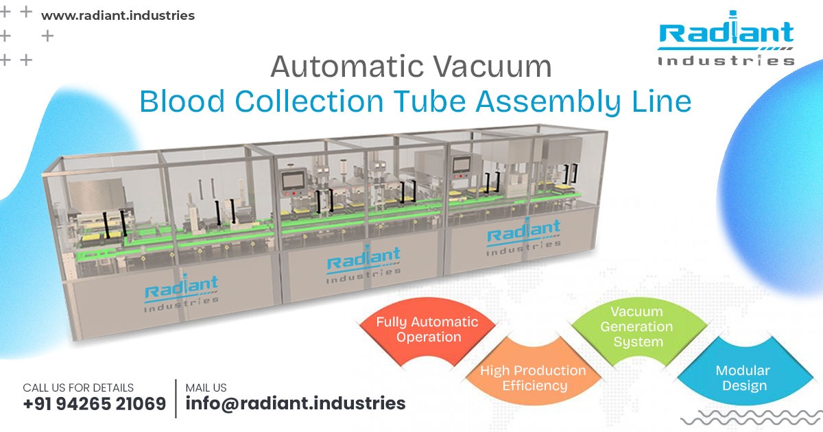 Automatic Vacuum Blood Collection Tube Assembly Line in Punjab
