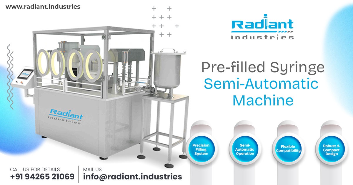 Pre-Filled Syringe Semi-Automatic Machine in Jharkhand
