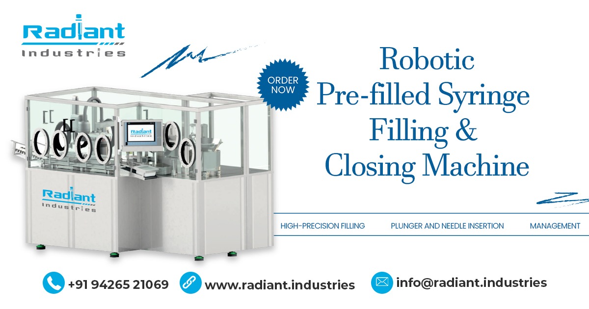 Robotic PFS Filling and Closing Machine in Vadodara