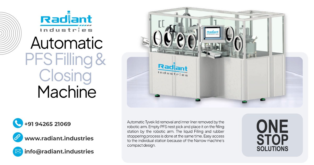 Automatic PFS Filling and Closing Machine in Ahmedabad