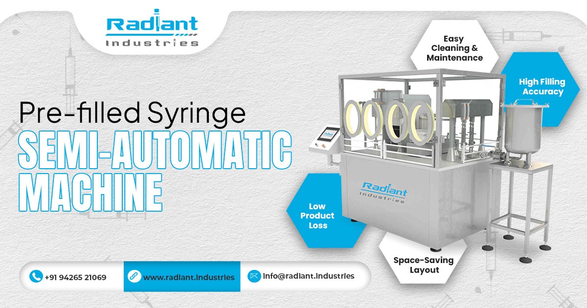 Pre-Filled Syringe Semi-Automatic Machine in Madhya Pradesh