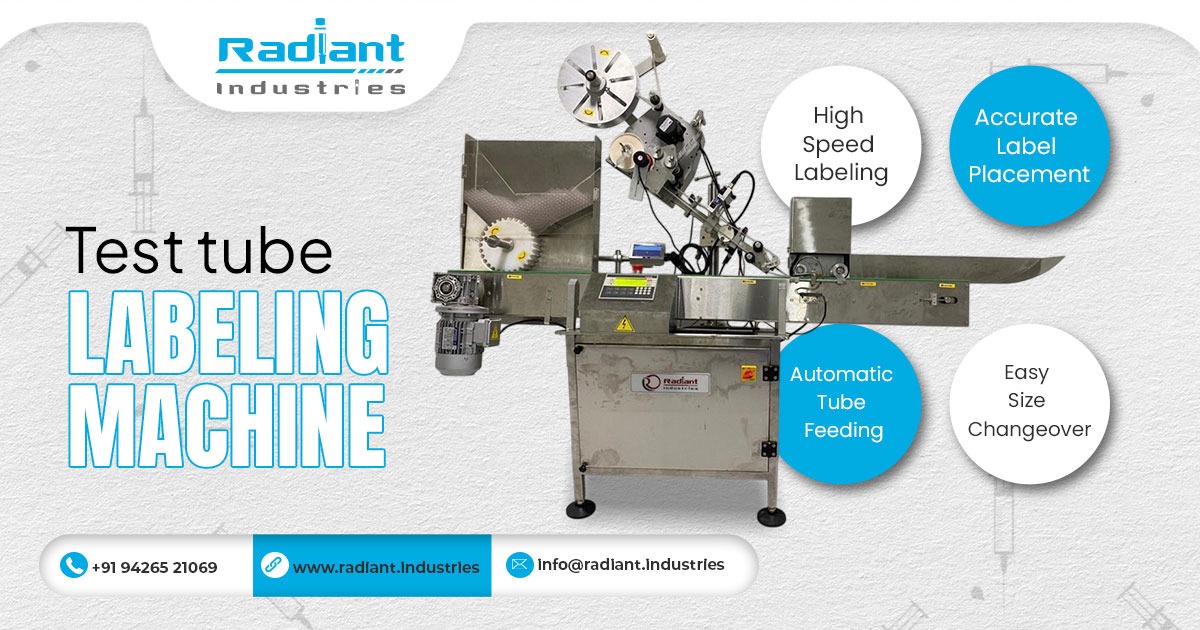 Test Tube Labeling Machine in Raipur