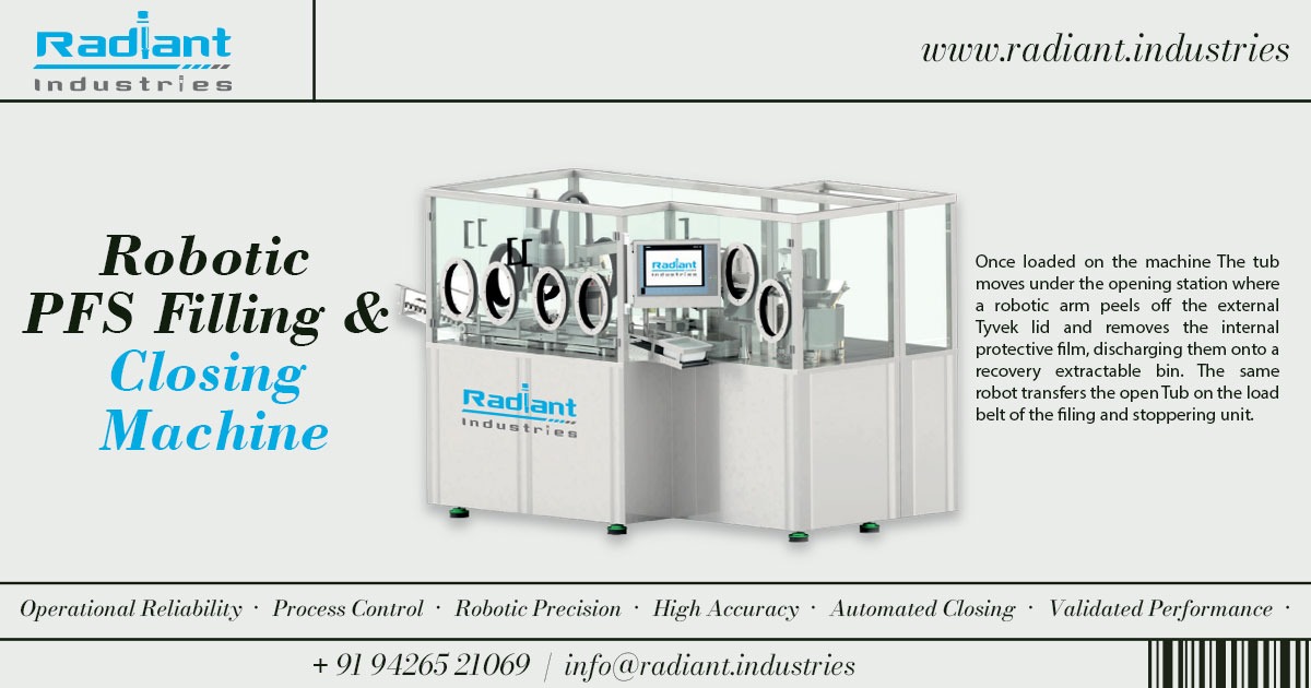 Robotic PFS Filling and Closing Machine in Jharkhand