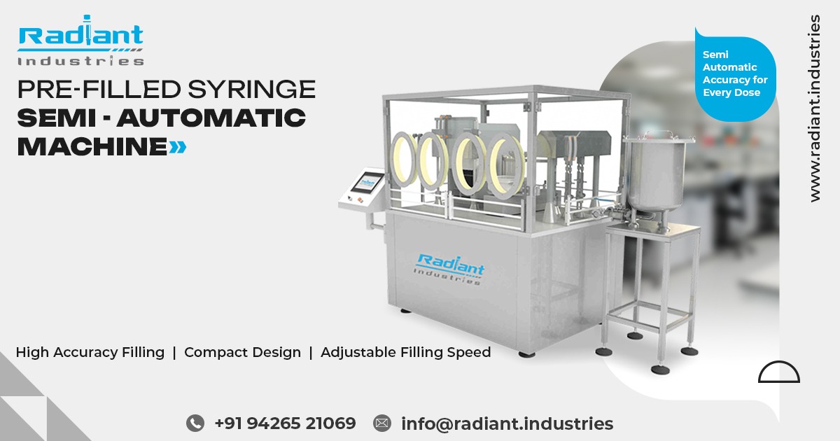 Pre-Filled Syringe Semi-Automatic Machine in West Bengal