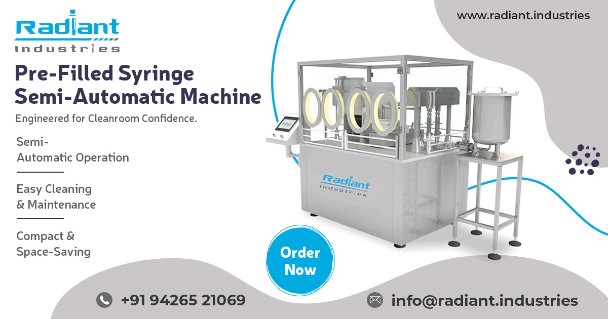 Pre-Filled Syringe Semi-Automatic Machine in Uttarakhand