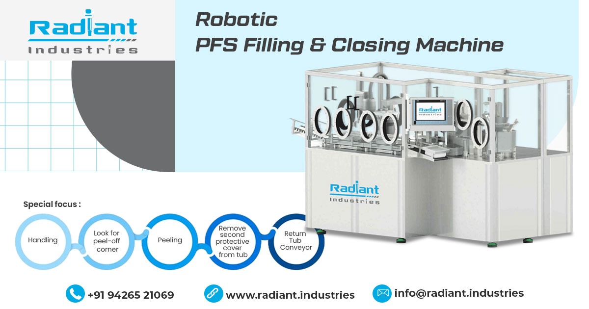Robotic PFS Filling and Closing Machine in Chandigarh