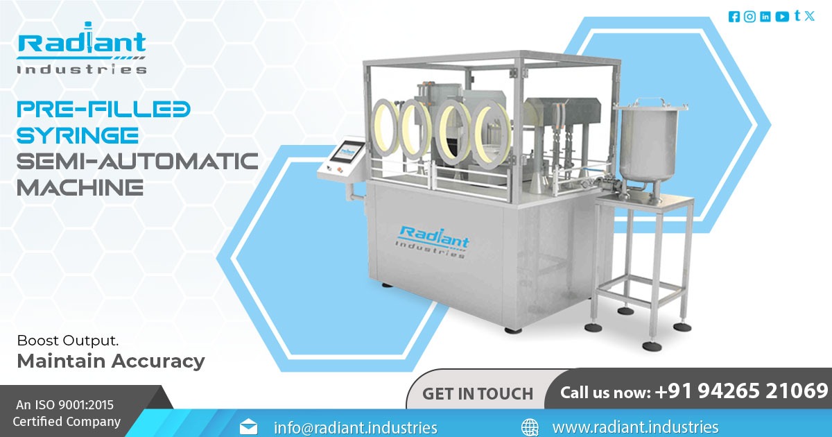 Pre-Filled Syringe Semi-Automatic Machine in Bengaluru