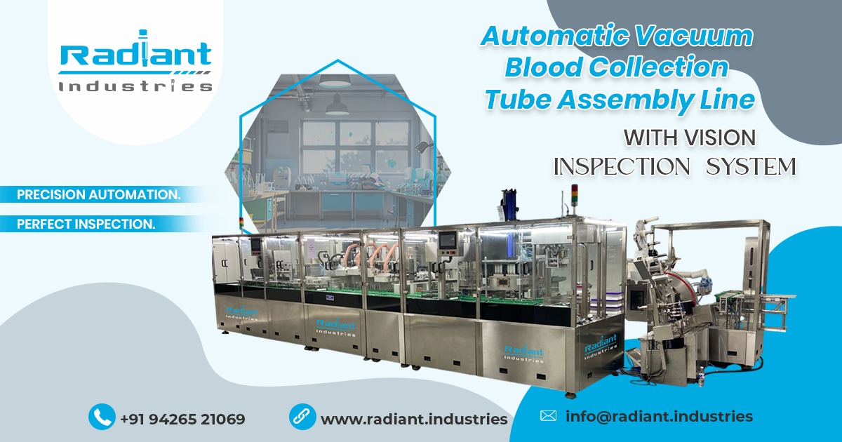 Automatic Vacuum BCT Assembly Line with Vision Inspection System in Ahmedabad
