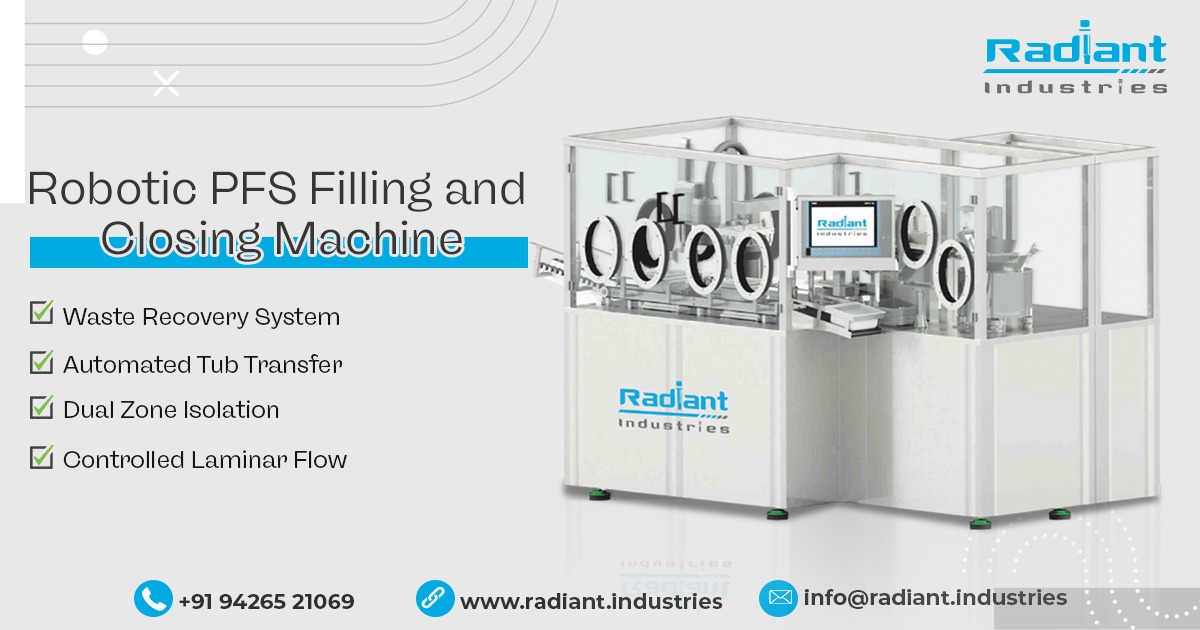 Robotic PFS Filling and Closing Machine in South Africa