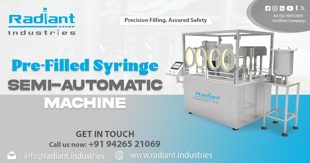 Pre-Filled Syringe Semi-Automatic Machine in UAE