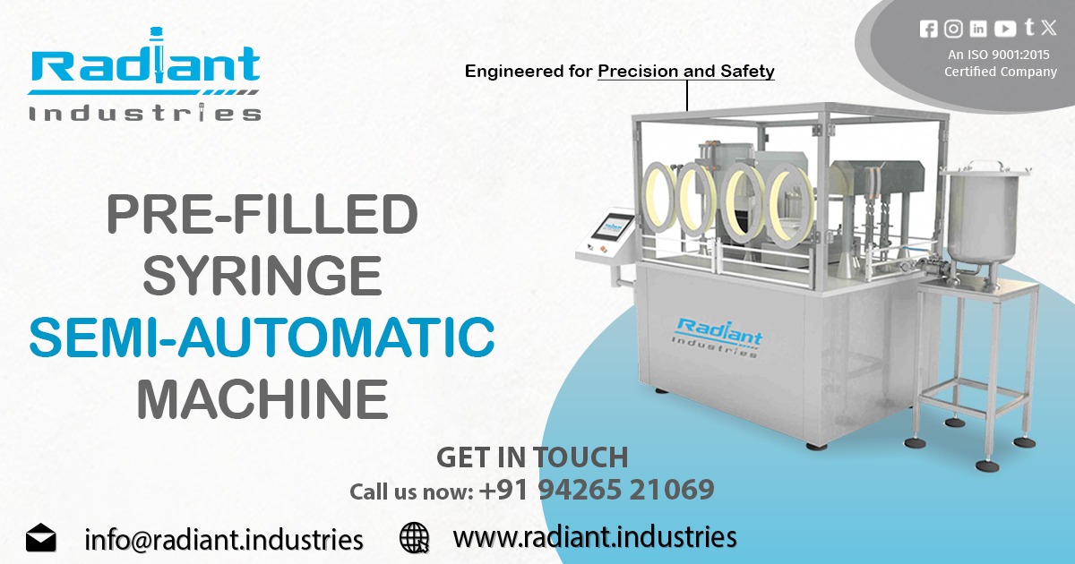 Pre-Filled Syringe Semi-Automatic Machine in Thailand