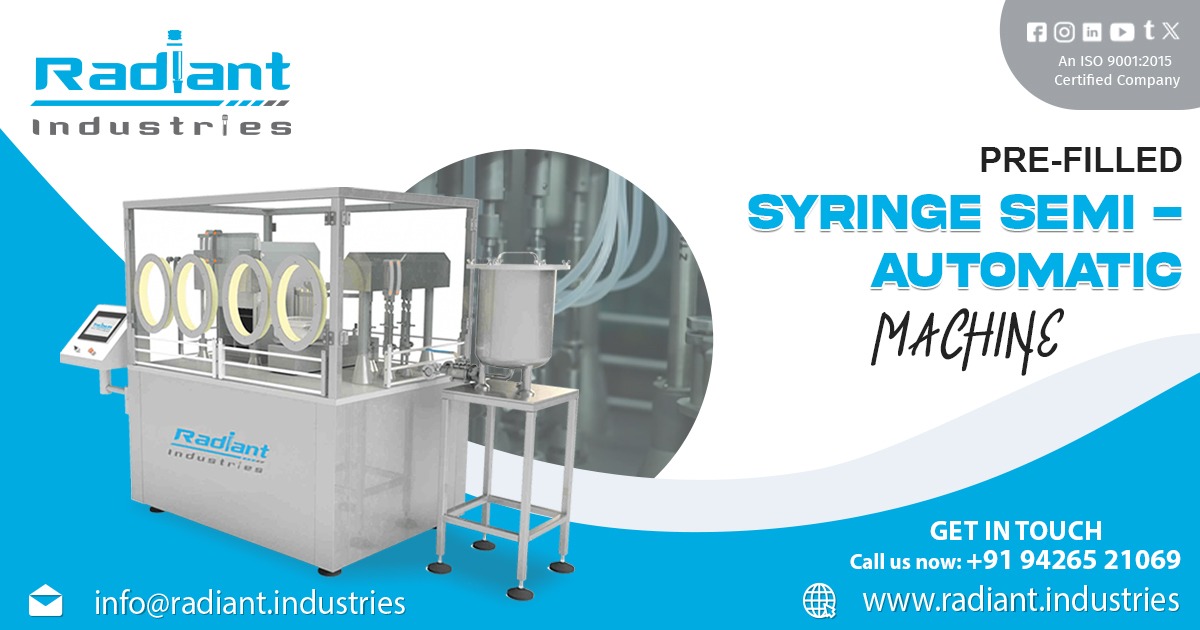 Pre-Filled Syringe Semi-Automatic Machine in South Africa