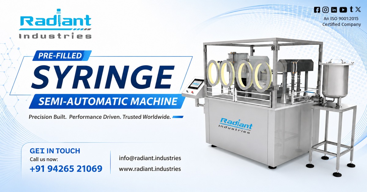 Pre-Filled Syringe Semi-Automatic Machine in USA