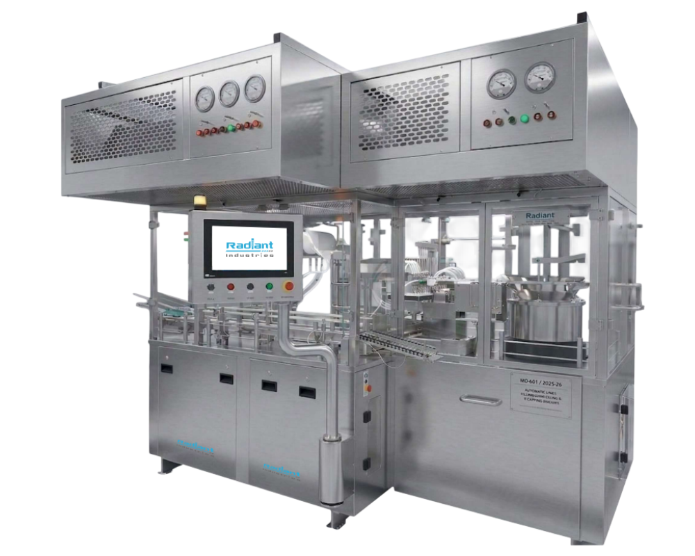 Fully Automatic Filling and Closing Machine for Syringe in Nest