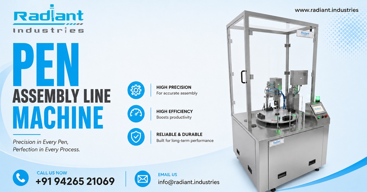 Pen Assembly Line Machine in Brazil