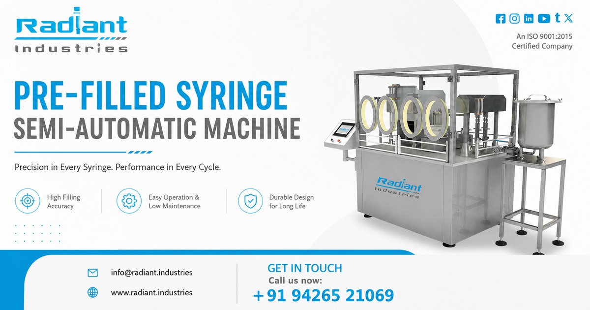 Pre-Filled Syringe Semi-Automatic Machine in Indonesia