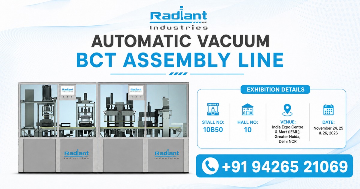 Automatic Vacuum BCT Assembly Line in Uttar Pradesh