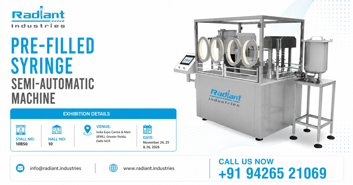 Pre-Filled Syringe Semi-Automatic Machine in Lucknow