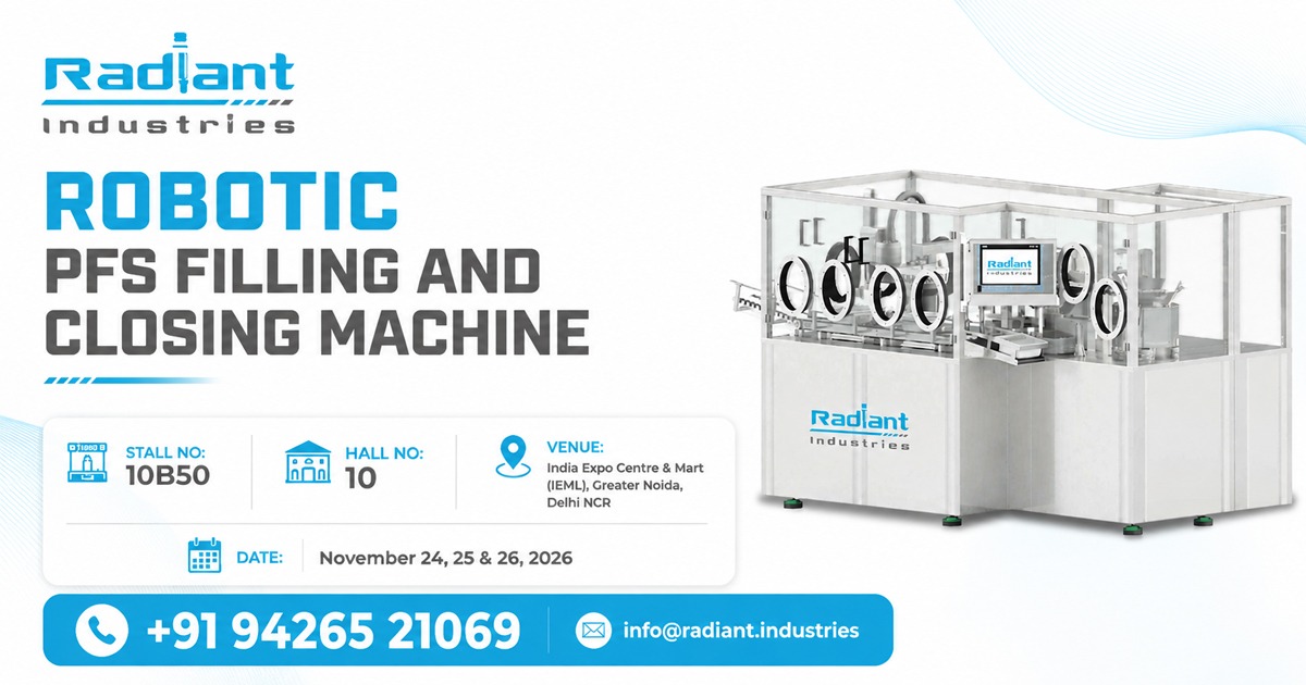 Robotic PFS Filling and Closing Machine in Lucknow