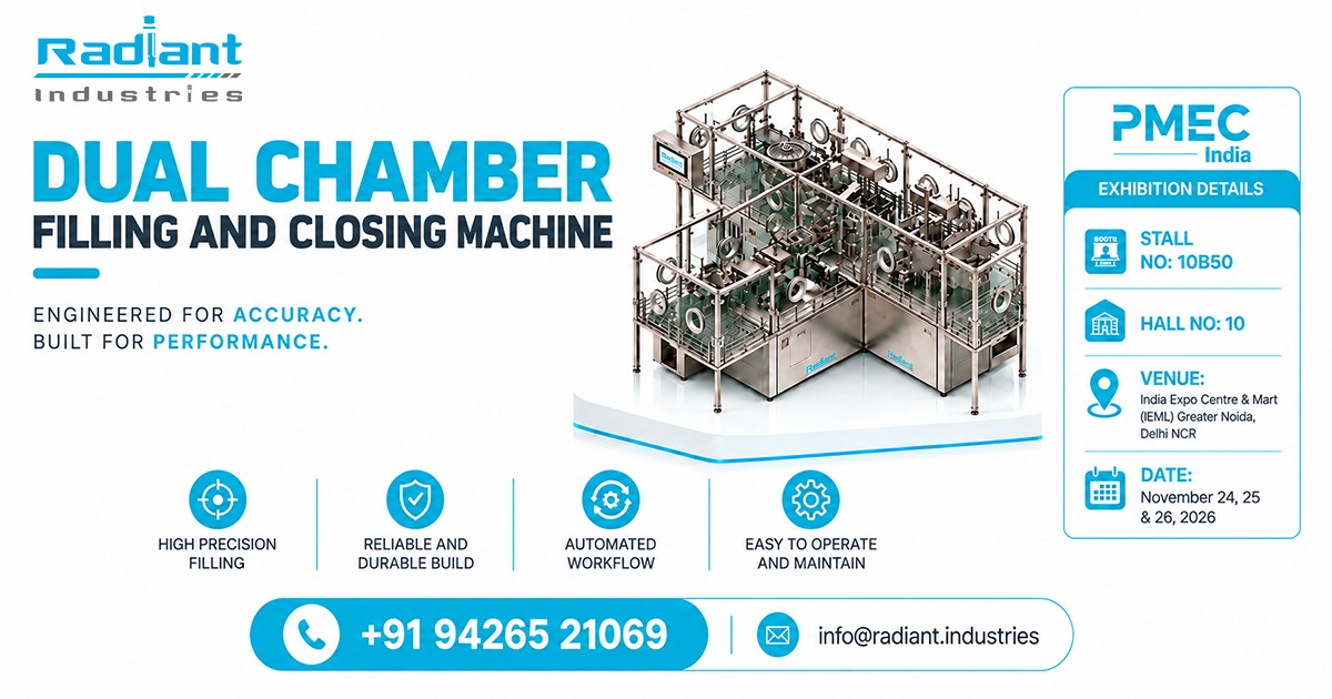 Dual Chamber Filling and Closing Machine in Canada