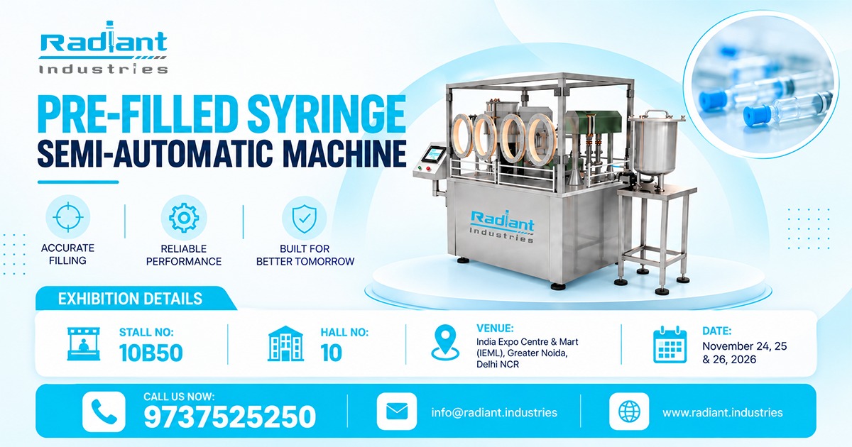 Pre-Filled Syringe Semi-Automatic Machine in France