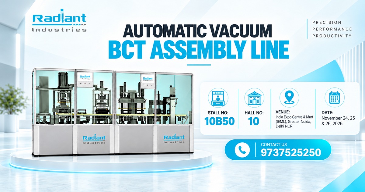 Automatic Vacuum BCT Assembly Line in Belgium