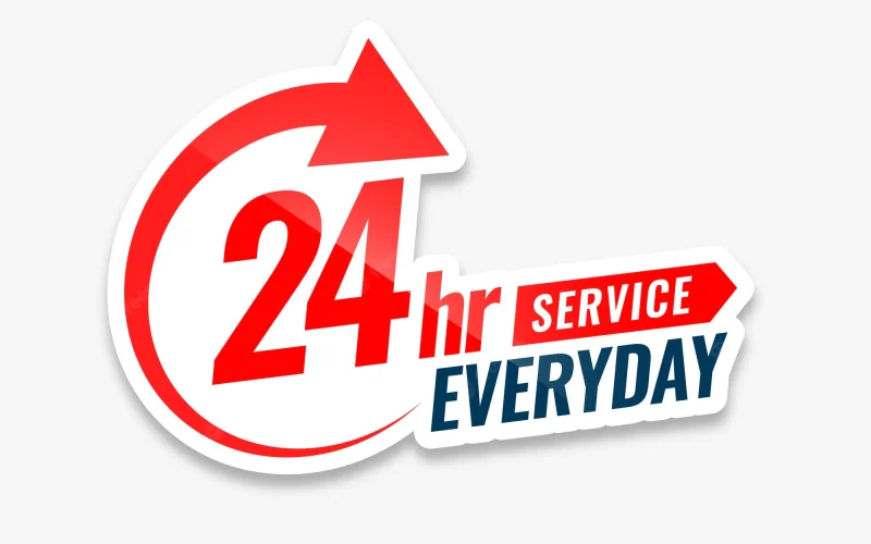 24-hour-everyday-service-sticker-design_1017-38078